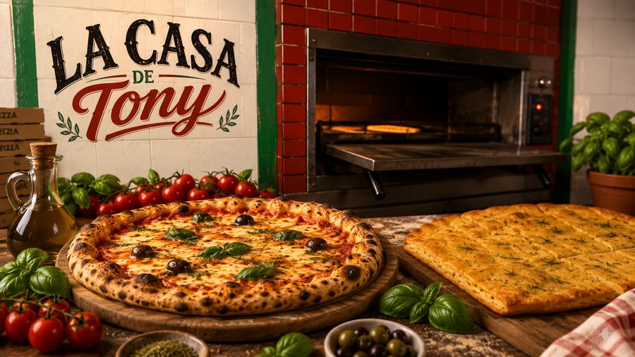Horno y mostrador de La Casa de Tony